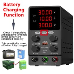 Professional Battery Charging Lab DC Power Supply 30V 60V 120V Adjustable Laboratory OCP OUTPUT 12V 10A Electric Vehicle Charger
