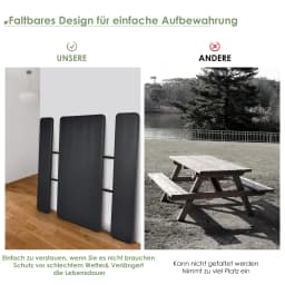 Folding picnic table with benches, 136 cm outdoor camping table set beer tent set beer table set for terrace