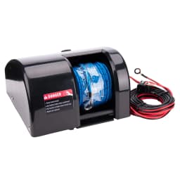 12V Electric Anchor Winch for Boats, 25 lb Anchor Capacity, Power Up/Down with Wireless Remote Control Kit