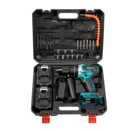 Kamolee 13MM Brushless Electric Impact Drill Set, including Accessories, Cordless Screwdriver, Lithium Battery Hand Drill