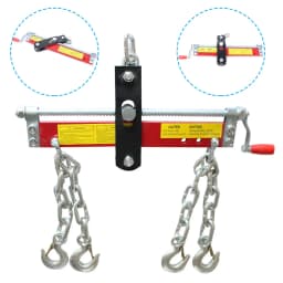 Engine Balancer Engine Load Leveler With Adjustable Crank Handle 4 Chains 900kg Capacity For Auto Engine Repair Workshop