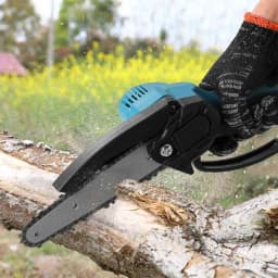 Mini Chainsaw 6-Inch Powerful Cordless Rechargeable Handheld Small Electric Saw Powered by 21V Batteries Suitable for Makita 18V