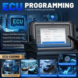XTOOL IP919 PRO ECU Programmer Car Diagnostic Scanner OBD2 Scanner Key Programming Tool CAN FD DOIP FCA AutoAuth 51+ Resets