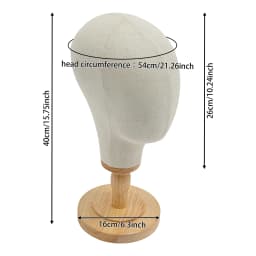 Wig Head Stand Mannequin Head for Hats Model Head for Wigs&Hats Wig Stand Holder