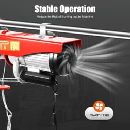 Lift Electric Hoist Single or Double Rope Operation Modes Electric Hoist Built-in Safety Brake Mechanism High Lifting Capacity
