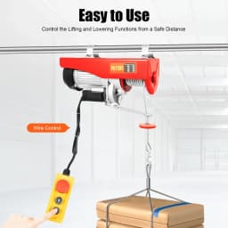 Lift Electric Hoist Single or Double Rope Operation Modes Electric Hoist Built-in Safety Brake Mechanism High Lifting Capacity