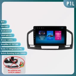 9" Hizpo 2Din CarPlay Android Auto Car Radio for Buick Regal Opel Insignia 2009 - 2013 UIS7862 Multimedia GPS RDS DSP 360 CAM