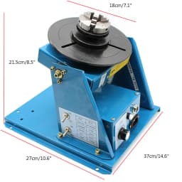 10KG Rotary Welding Positioner Turntable Tilte Table Welding Positioning Machine 0-90º With Mini Chuck 220V