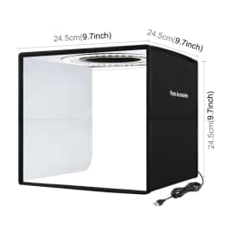 Soft Box Set Portable Folding Photo Lighting Modifier Photography Tent Box with 12 Colors Backdrops Portable Light Box
