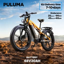 PULUMA PH003 Electric cycle twin Motor 48V20AH Removable Battery 26*4.0 Inch Fat hand Urban Off-Road Electric Bicycle