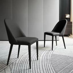 2PCS of A set Modern Nordic Dining Chair Designer Kitchen Kitchen Lounge Dining Chair Home Furniture Minimalistischen Home