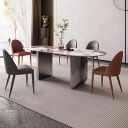 2PCS of A set Modern Nordic Dining Chair Designer Kitchen Kitchen Lounge Dining Chair Home Furniture Minimalistischen Home
