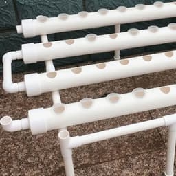 1 Layer Hydroponic Grow Kit With 36 Planting Sites, PVC Groundless Plant Growing Systems With Water Pump Hydroponic Grow Kits