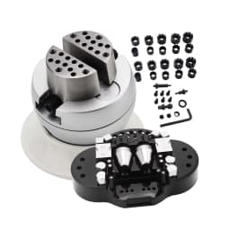 3 Inch 360° Rotating Ball Vise Jewelry Engraving Block Tool for Ring Pendant Stone Setting with Steel Base