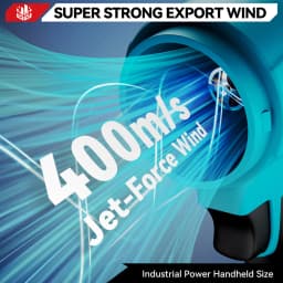 ONEVAN 4000W Brushless 300000RPM Electric Turbo Blower Jet Fan Lightweight Leaf Blower Lawn Yard Cleanup For Makita Battery Pin