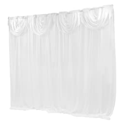 Wedding Background Curtains, 3x3m Background Decor Fabric Silk Material for Weddings, Parties, Stage, Theatre/ Photo Studios