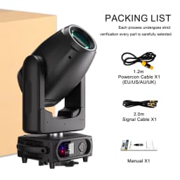 300W BSW 3in1 LED Moving Head Beam Spot Wash Stage Light Effect Professional For DJ Disco Wedding Party Concert Zoom DMX512
