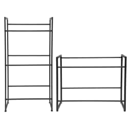 3-Tier/2-Tier Drink Crate Rack Food Organizer Beverage Box Holder for Storing Beverages and Food