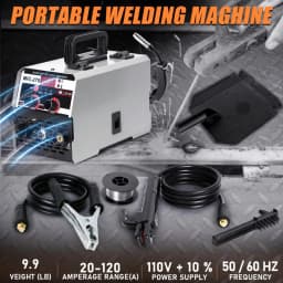 3 in 1 MIG Welder Inverter, LED Digital Display MIG Welder, TIG MIG Welding Machine