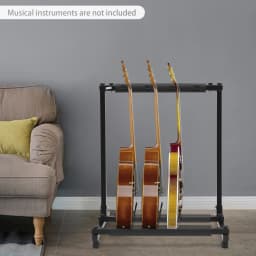 3-Slot & 9-Slot Guitar Stand Foldable Portable Multi-Stand Multi-Guitar Stand With Holders Padding For Electric Guitars