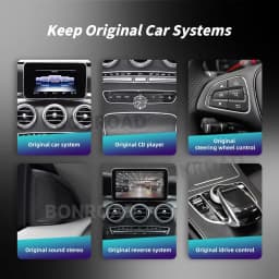 Wireless CarPlay Adapter Android Auto Module For Benz For C GLC W205 A CLA GLA B E GLE CLS NTG 4.5&NTG5.0 With Bluetooth