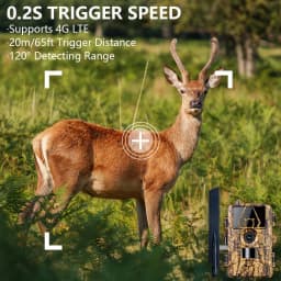 32GB outdoor hunting camera, 8K sensor camera, 60 million infrared hunting camera, wildlife camera, waterproof camera, WiFi APP