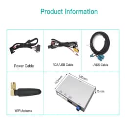 AUTOABC 2025 Wireless Carplay adapter Android Auto For Peugeot&Citroen SMEG 208 308 508 &C4 Ds3 Ds5 support Reverse Camera Suppo