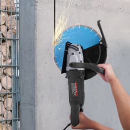 14 Inch Electric Disc Cutter 5800W Concrete Cut-Off Machine 355mm Circular Saw Blade 100mm Cuttung Depth w/ Water Pump