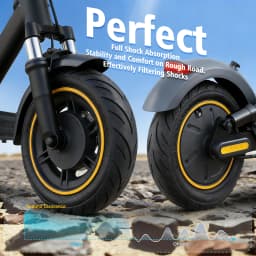 AOVOPRO V1MAX PRO/T1 Electric Scooter 45KM/25KM Max Range 10/8.5Inch Strong Motor Power 42V14.5AH/36V7.8AH Folding Electric Scooter for Adults