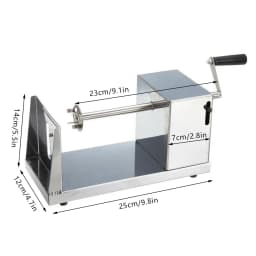 Manual Potato Tower Machine 3 Blades Spiral Potato Cutter, Ideal for Homemade Snacks and Meals