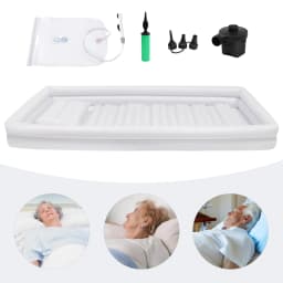 Inflatable Bathtub Bedside Shower Kit Adult PVC Bathtub with Electric Air Pump and Water Bag for The Pregnant Elderly Disabled