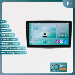 Hizpo Car Intelligent Systems For Alfa Romeo Mito 955 2008 -2016 GPS Wireless CarPlay Android Auto Radio Multimedia 8 Core DSP