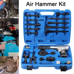 Ball Joint Disassembly Hammer Air Hammer Tool Set 16pcs Pneumatic Hammer Kit for Motor Vehicles and Workshop Cars