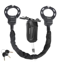 Steel Anti-Theft Bicycle Lock Electric Scooter Lock 90cm Safety Chain Lock Safety Anti-Theft Protection Adjust Handcuff Lock