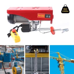 800/1000kg Corded Lifting Electric Hoist Lifting Miniature Trailer Copper Motor Automatic Braking Function