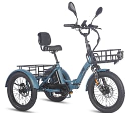 FAFREES F20 Mate Electric Tricycle 500W Brushless Motor 48V/23.45Ah Battery 20*3.0-inch Fat Tires 25km/h Max Speed 110km Max