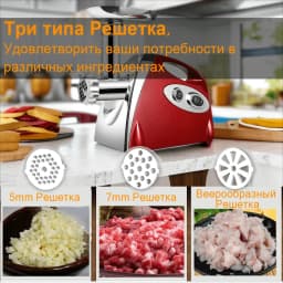 Electric Meat Grinder Powerful Max 2800W Heavy Duty Meat Mincer Sausage Grinder Stainless Steel Food Processor Sausage Stuffer