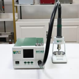 BST-863 heat gun welding table 1200W digital display LCD touch temperature controller anti-static electric wind gun