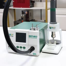 BST-863 heat gun welding table 1200W digital display LCD touch temperature controller anti-static electric wind gun