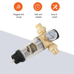 Reusable Tap Water Filter Stainless Steel Flowing Fine Filter Pre-filter Sediment Filter for Well Water Hose 25mm