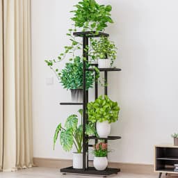5 Tier Plant Stand Indoor, Multi-Layer Plant Stands Corner Flower Shelf For 6 Plants, Tall Planter Holder Shelf for Indoor Decor