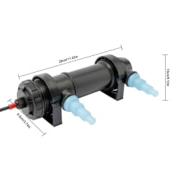 11 In Aquarium UV Light Sterilization Lamp Submersible Waterproof UV Light for Fish Tank Powerful Cleaning Tanks Aquariums