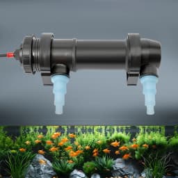 11 In Aquarium UV Light Sterilization Lamp Submersible Waterproof UV Light for Fish Tank Powerful Cleaning Tanks Aquariums