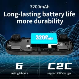 ANBERNIC RG40XX H Horizontal Handheld Game Console Retro Game Player 4" IPS H700 Linux 64-bit 64GB TF RGB Joystick WiFi Bluetooth HDMI TV Output Streaming MP4 Video Player Ebook Portable Arcade Emulator Pocket Console Kids Gift Home Travel Toy For Adults