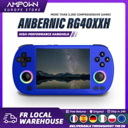 ANBERNIC RG40XX H Horizontal Handheld Game Console Retro Game Player 4" IPS H700 Linux 64-bit 64GB TF RGB Joystick WiFi Bluetooth HDMI TV Output Streaming MP4 Video Player Ebook Portable Arcade Emulator Pocket Console Kids Gift Home Travel Toy For Adults