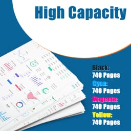 Jhaan 24XL Compatible for 24XL Ink Cartridges for Expression Photo XP55 XP750 XP760 XP850 XP860 XP950 XP960 Printer