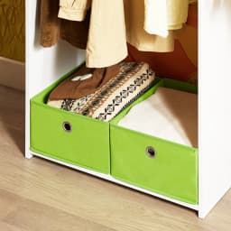 SoBuy KMB109-W kids wardrobe with 2 hooks & Boxing closet & shelf for CHILDREN'S room 60x110x35cm