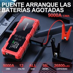 Jump Starter with Air Compressor 150PSI, 8000/9000A Portable Car Battery Booster (All Gas/16L Diesel)