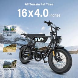 Coswheel Electric bike 1000W Electric Mountain Bikes Off Road Motorcycle 16Inch 48V 15AH Commuter Electric bicycle ebike