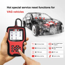 Ancel VD700 Car Diagnostic Tool for VW All System Code Reader ABS EPB TPMS DPF OBD2 Scanner Code Reader for VAG Audi Skoda